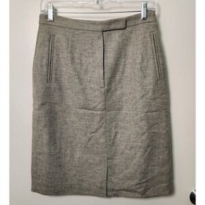 NOS NWT Olsen Collection Wool‎ Pencil Skirt Above Knee Lined Sz 8 Small Medium